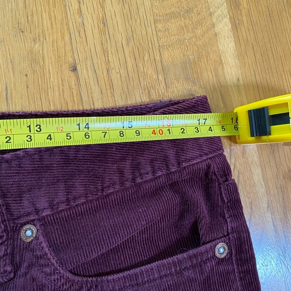 Lands End Burgundy Corduroy Pants - Picture 8 of 9